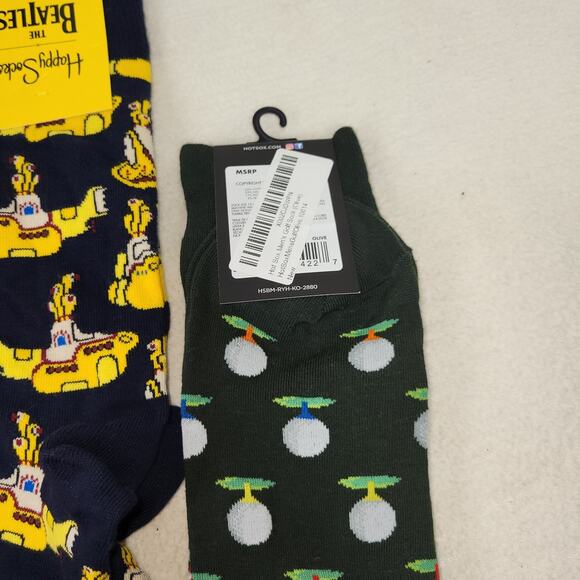 Happy Socks Mens Sock Shoe Size 8 - 12 Soft Lot Beatles Wiz Khalifa Golfing - Picture 8 of 11